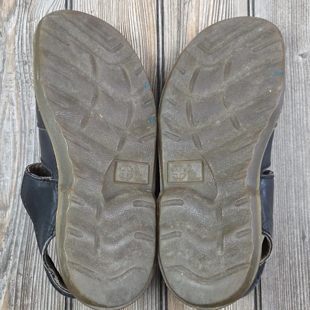 Vintage Dr. Martens Black Leather Fisherman Sandals​ Size 9 Made In ENGLAND